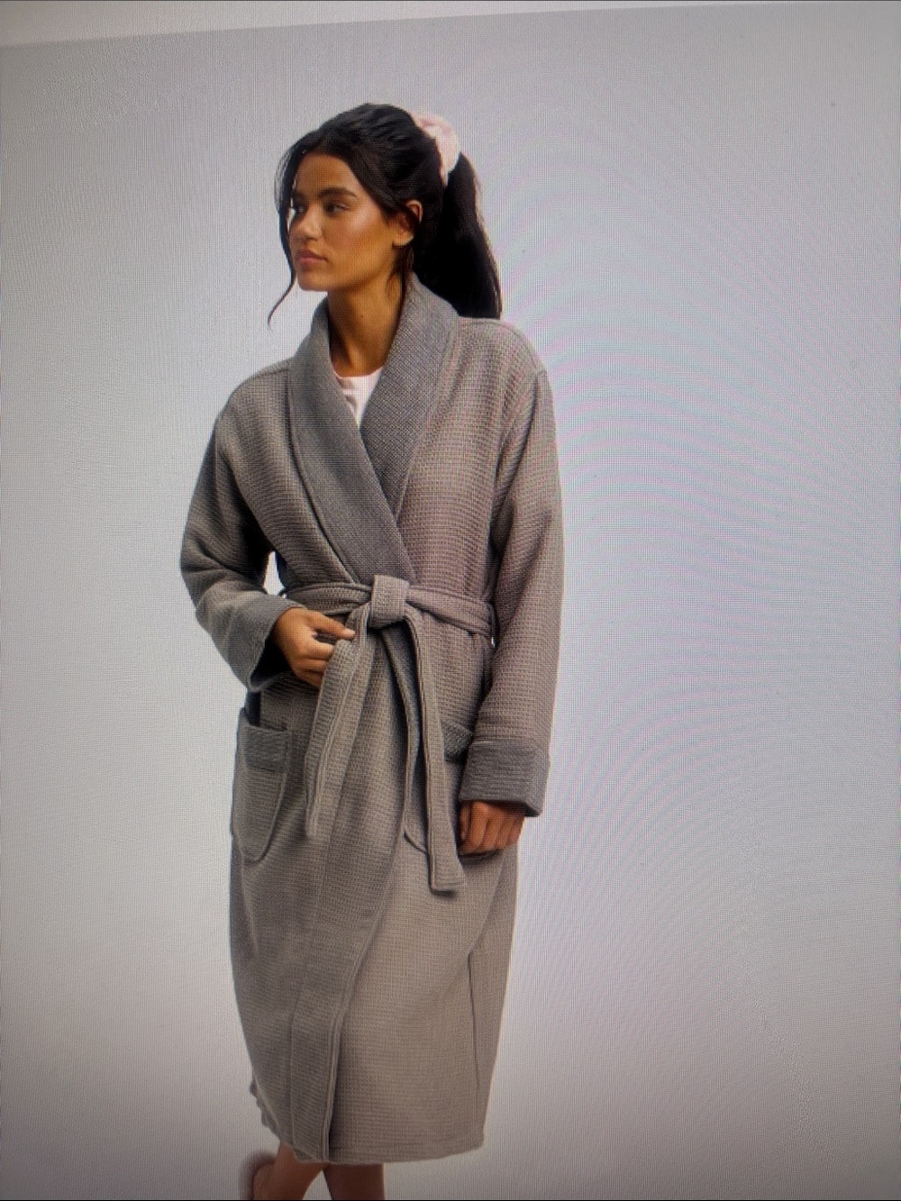 NWT Cozy Earth Waffle Bath Robe. XS/S UNISEX - Picture 2 of 5
